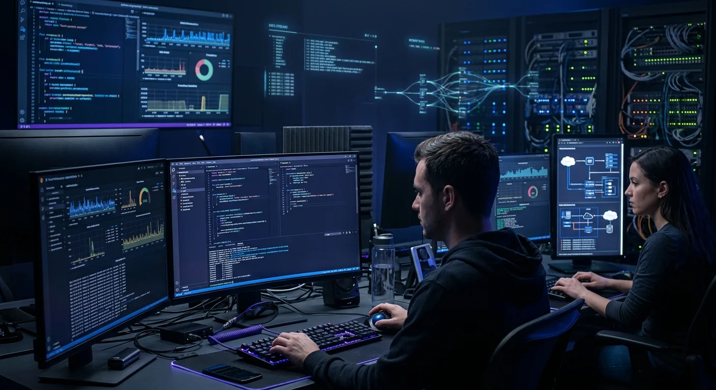Technology, AI & Engineering sector workforce background